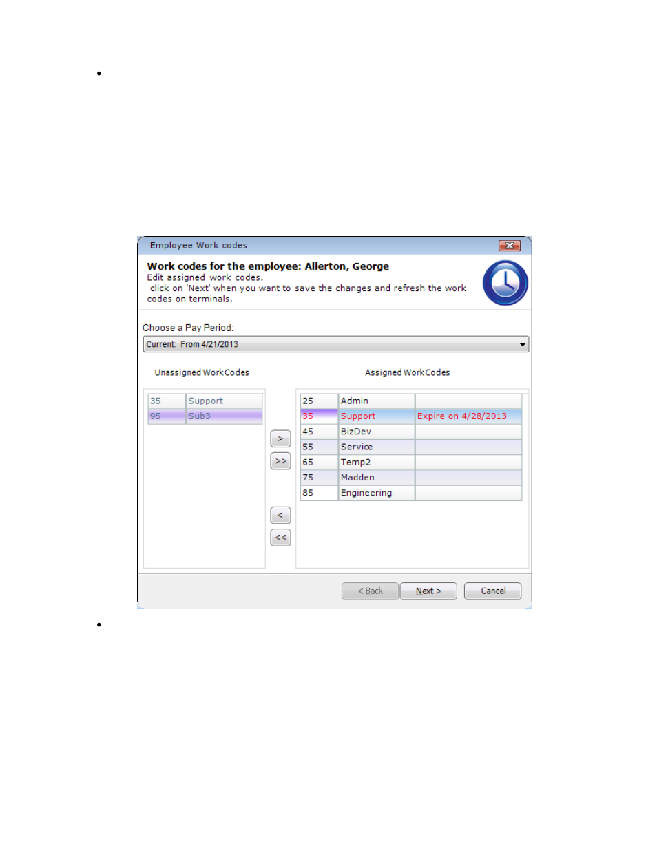 Acroprint timeQplus (software version 4.x and above) User Manual | Page 75 / 88