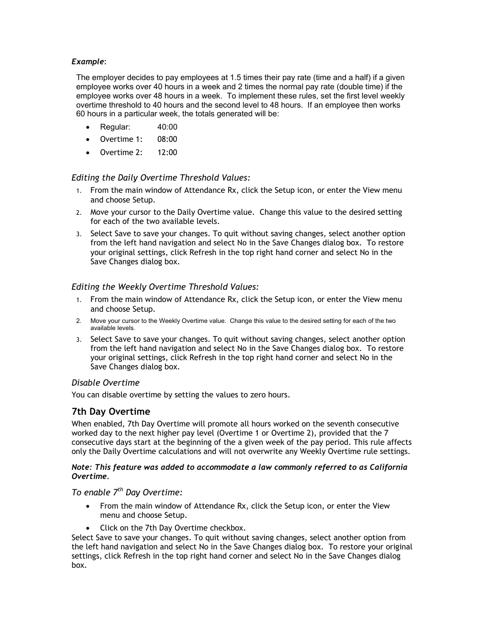 Acroprint Attendance Rx User Manual | Page 14 / 60