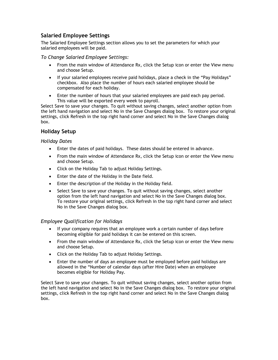 Acroprint Attendance Rx User Manual | Page 17 / 60