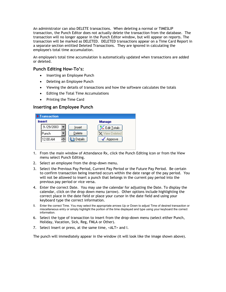 Acroprint Attendance Rx User Manual | Page 21 / 60