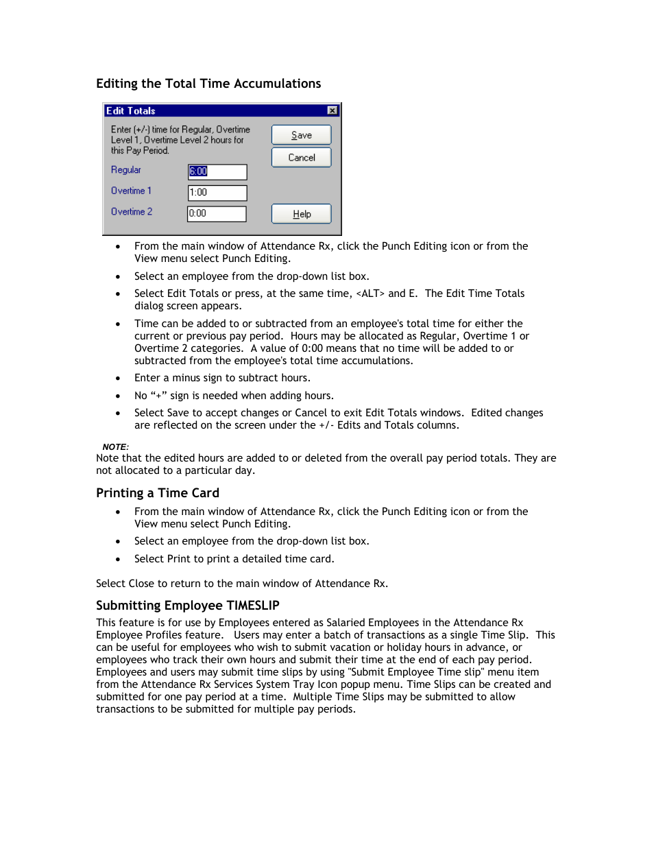 Acroprint Attendance Rx User Manual | Page 23 / 60