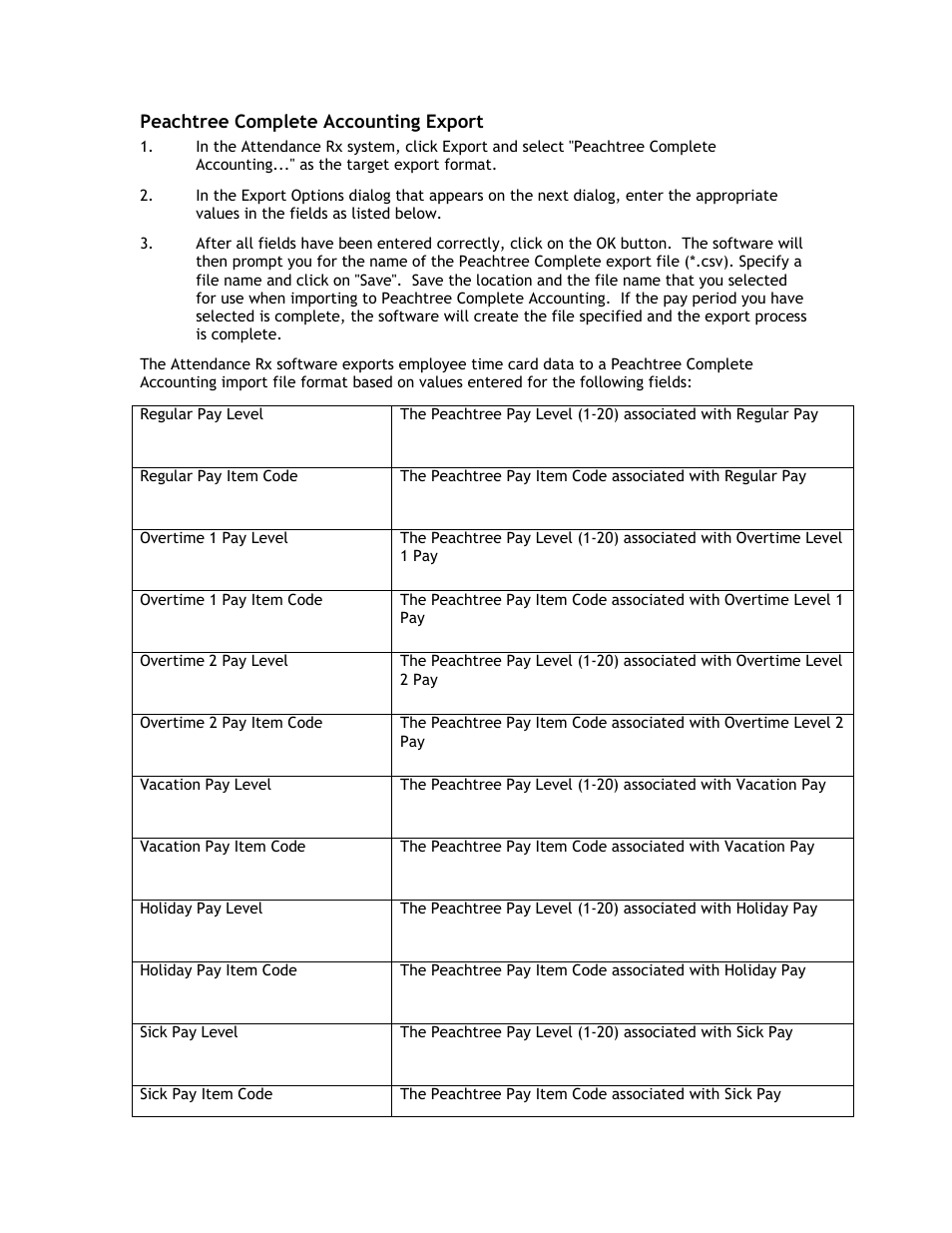 Acroprint Attendance Rx User Manual | Page 31 / 60