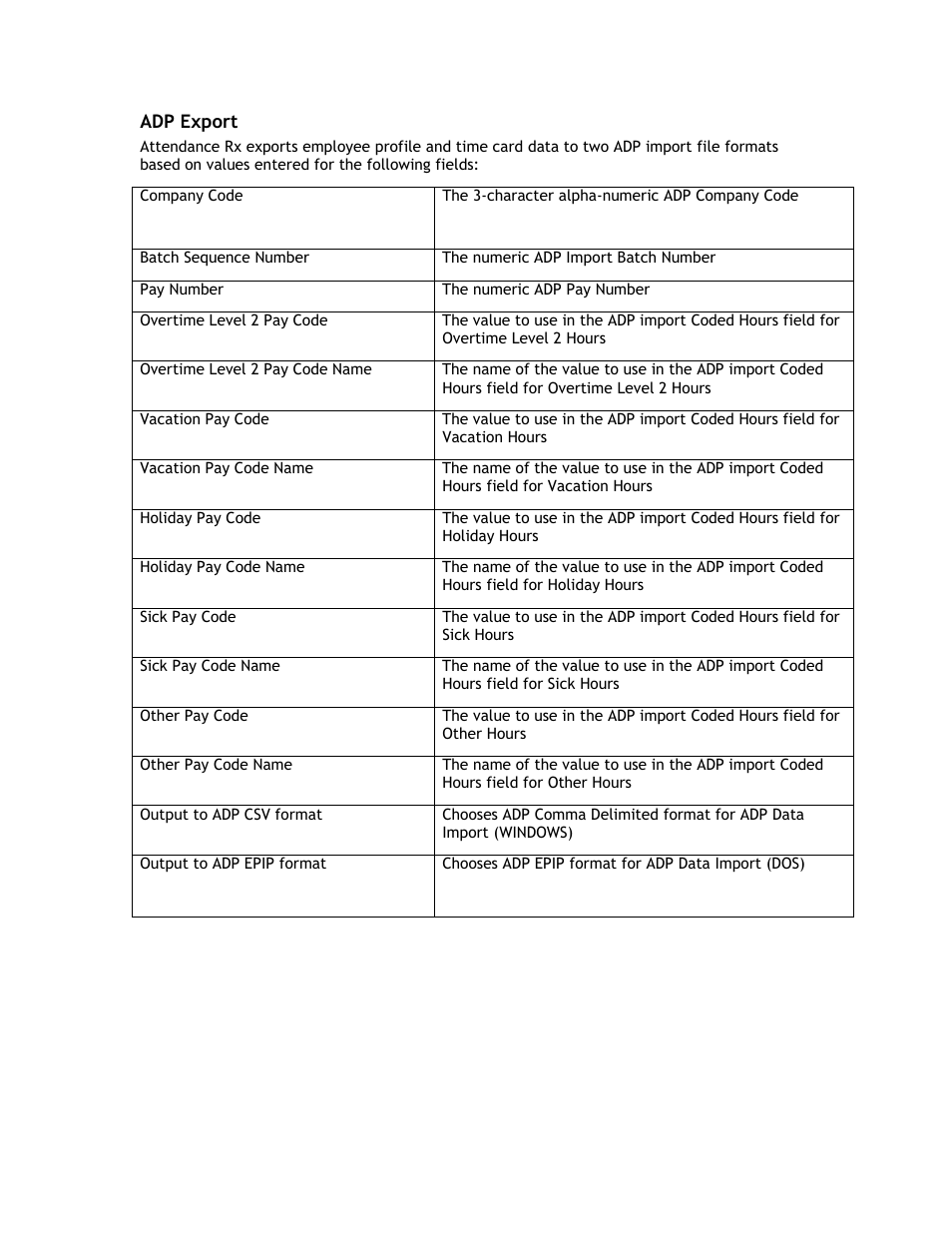 Acroprint Attendance Rx User Manual | Page 33 / 60