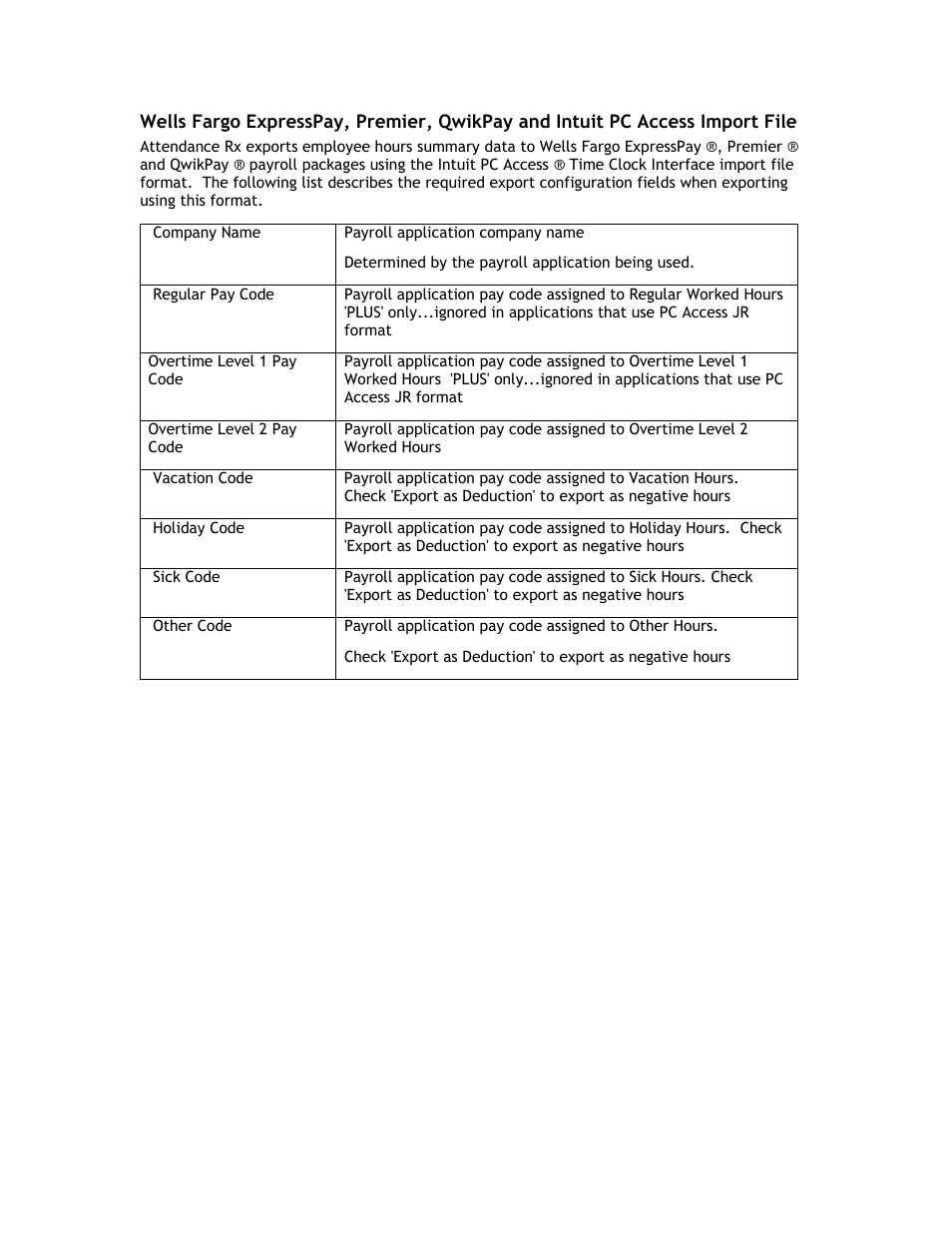 Acroprint Attendance Rx User Manual | Page 37 / 60