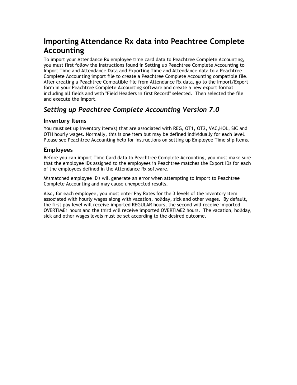 Acroprint Attendance Rx User Manual | Page 57 / 60