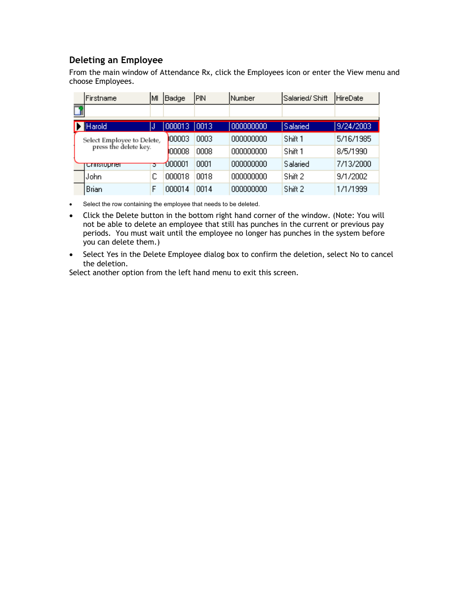 Acroprint Attendance Rx User Manual | Page 9 / 60