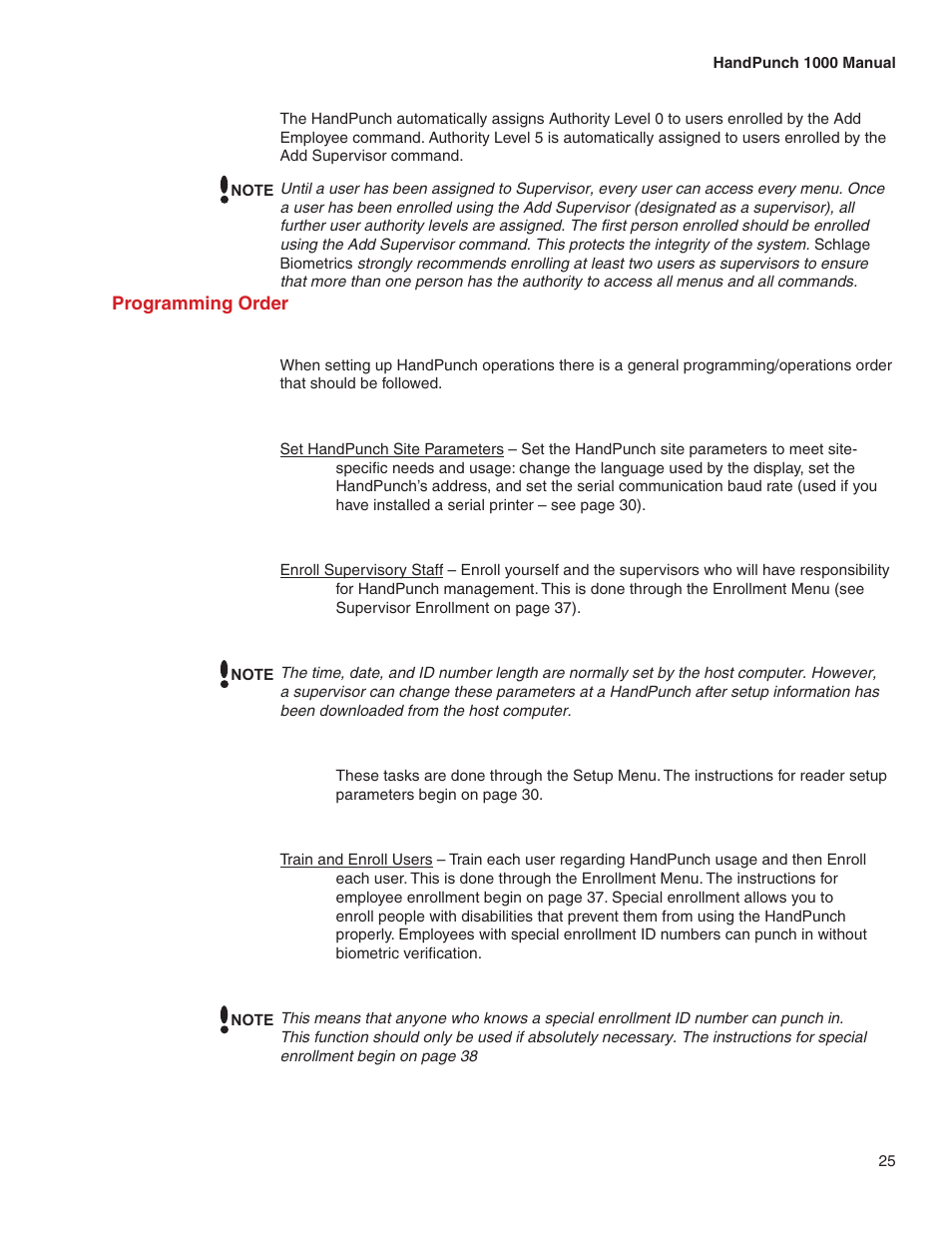 Acroprint HandPunch 1000 User Manual | Page 27 / 60