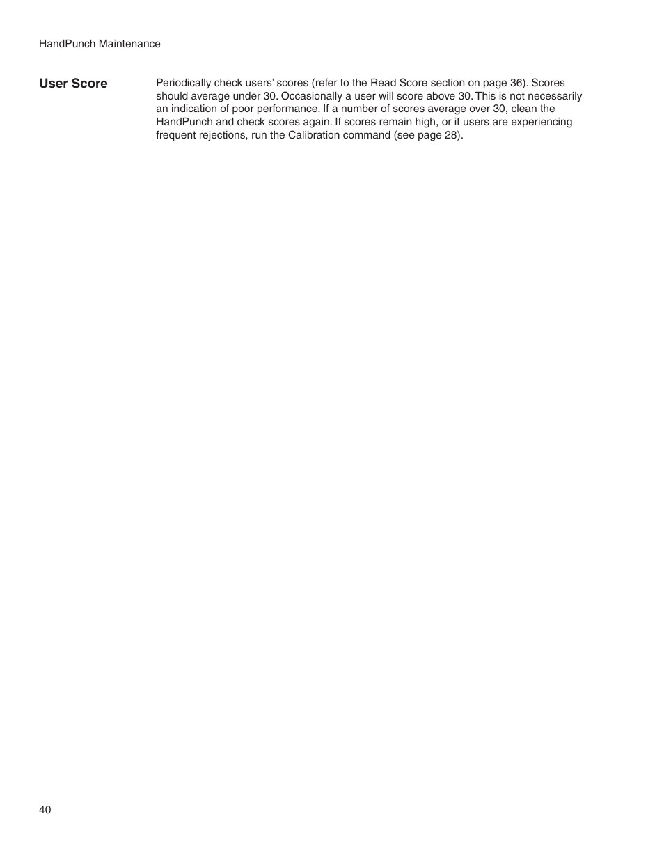 Acroprint HandPunch 1000 User Manual | Page 42 / 60