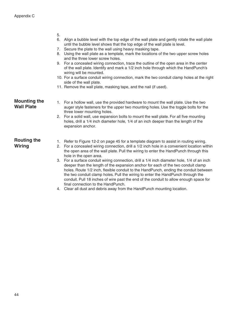 Acroprint HandPunch 1000 User Manual | Page 46 / 60
