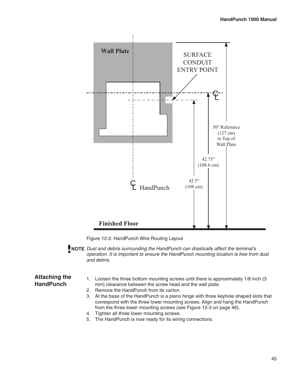 Acroprint HandPunch 1000 User Manual | Page 47 / 60