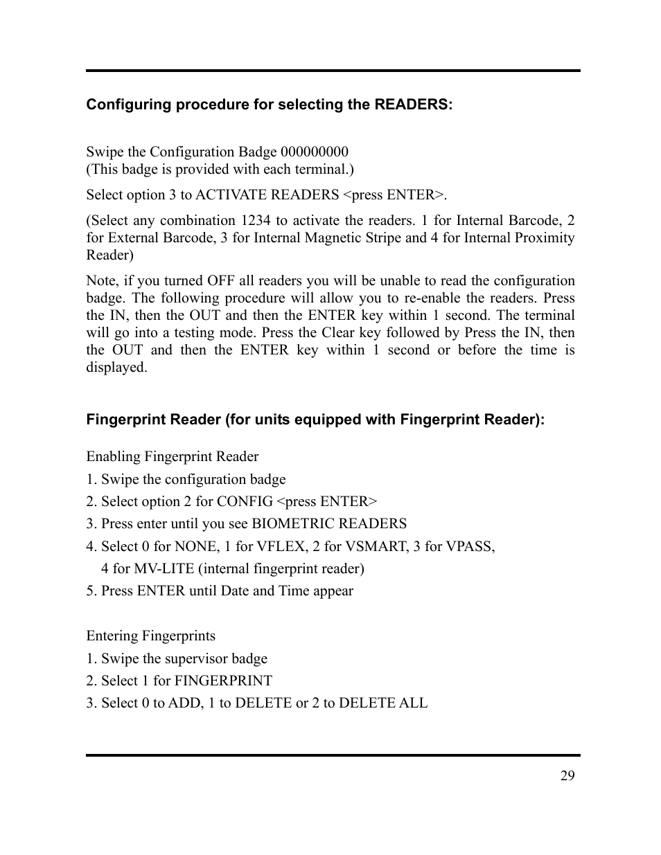 Acroprint DC7000 User Manual | Page 29 / 36