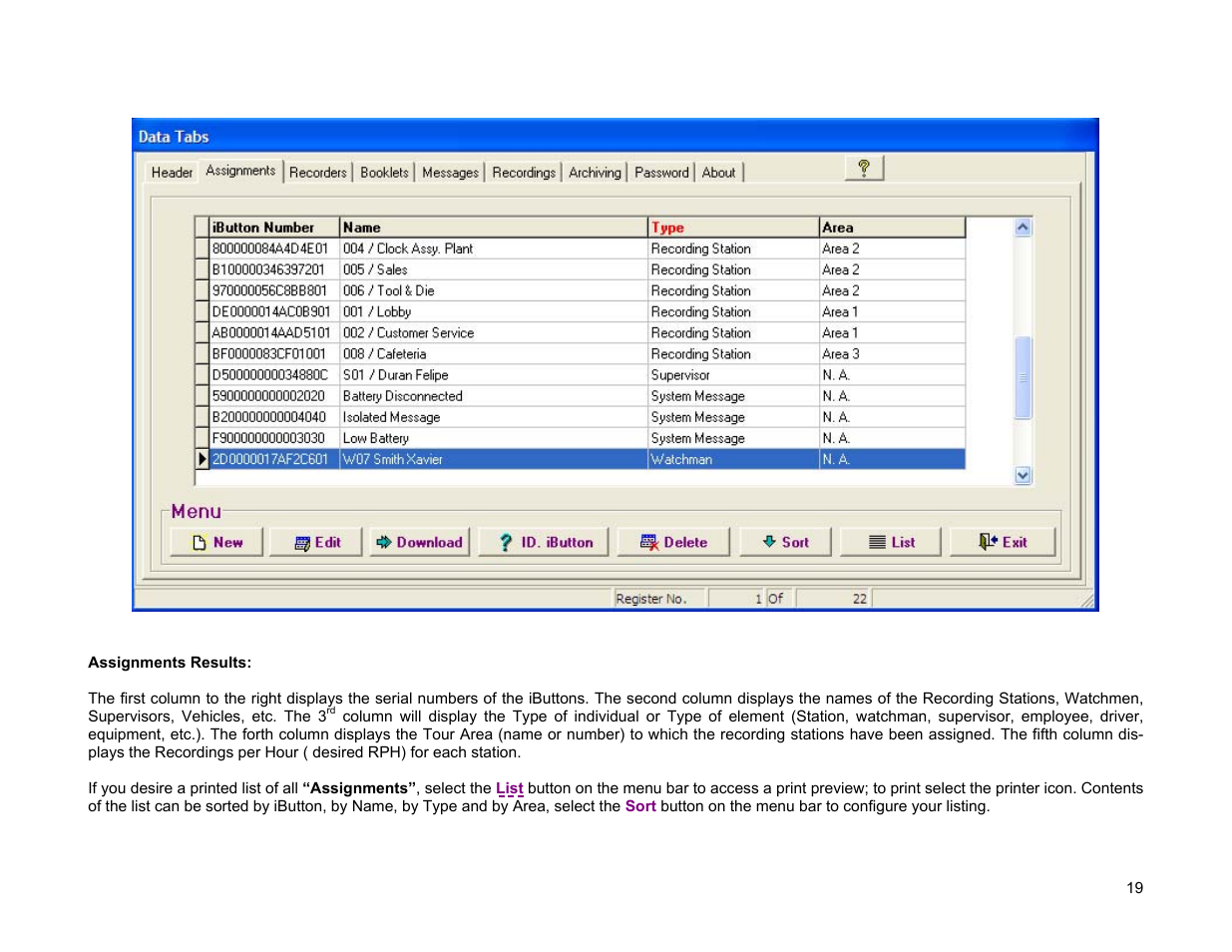 Acroprint ARES Express User Manual | Page 19 / 39