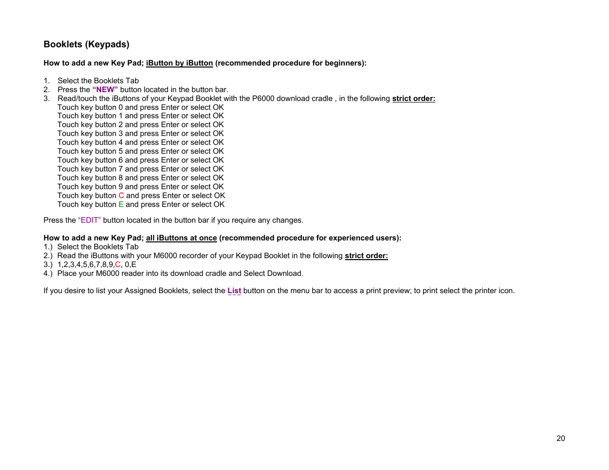 Acroprint ARES Express User Manual | Page 20 / 39