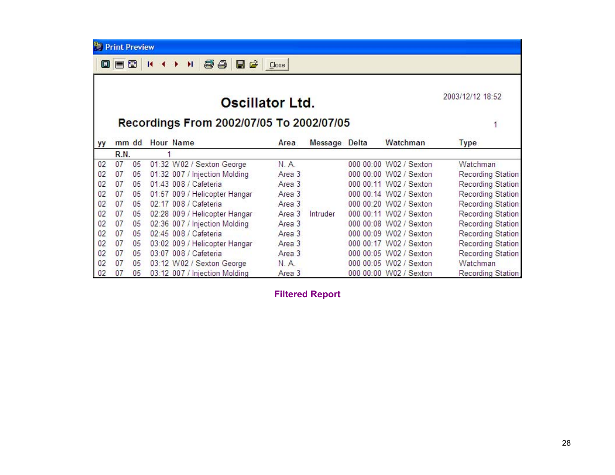 Acroprint ARES Express User Manual | Page 28 / 39