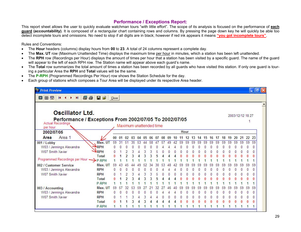 Acroprint ARES Express User Manual | Page 29 / 39