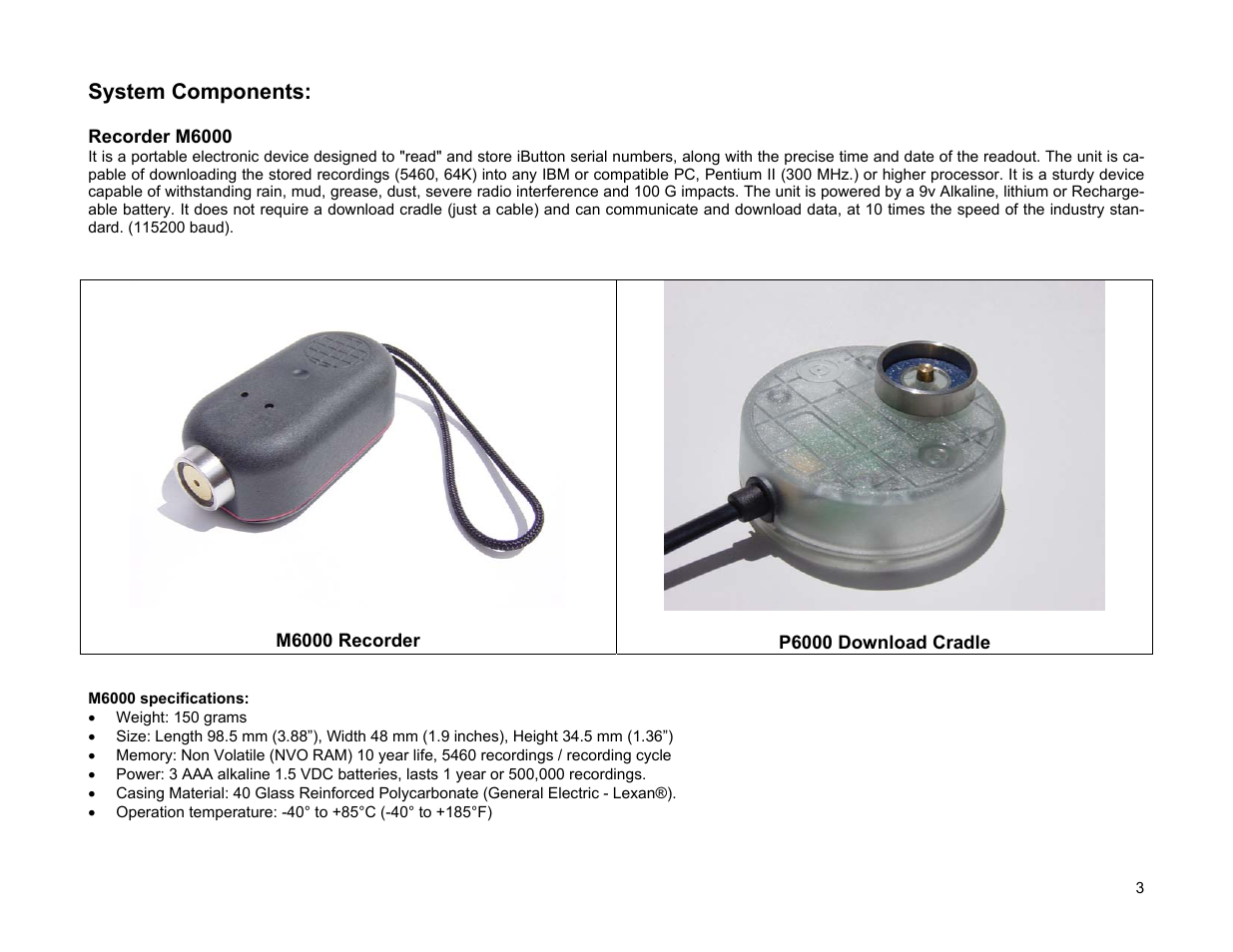 Acroprint ARES Express User Manual | Page 3 / 39