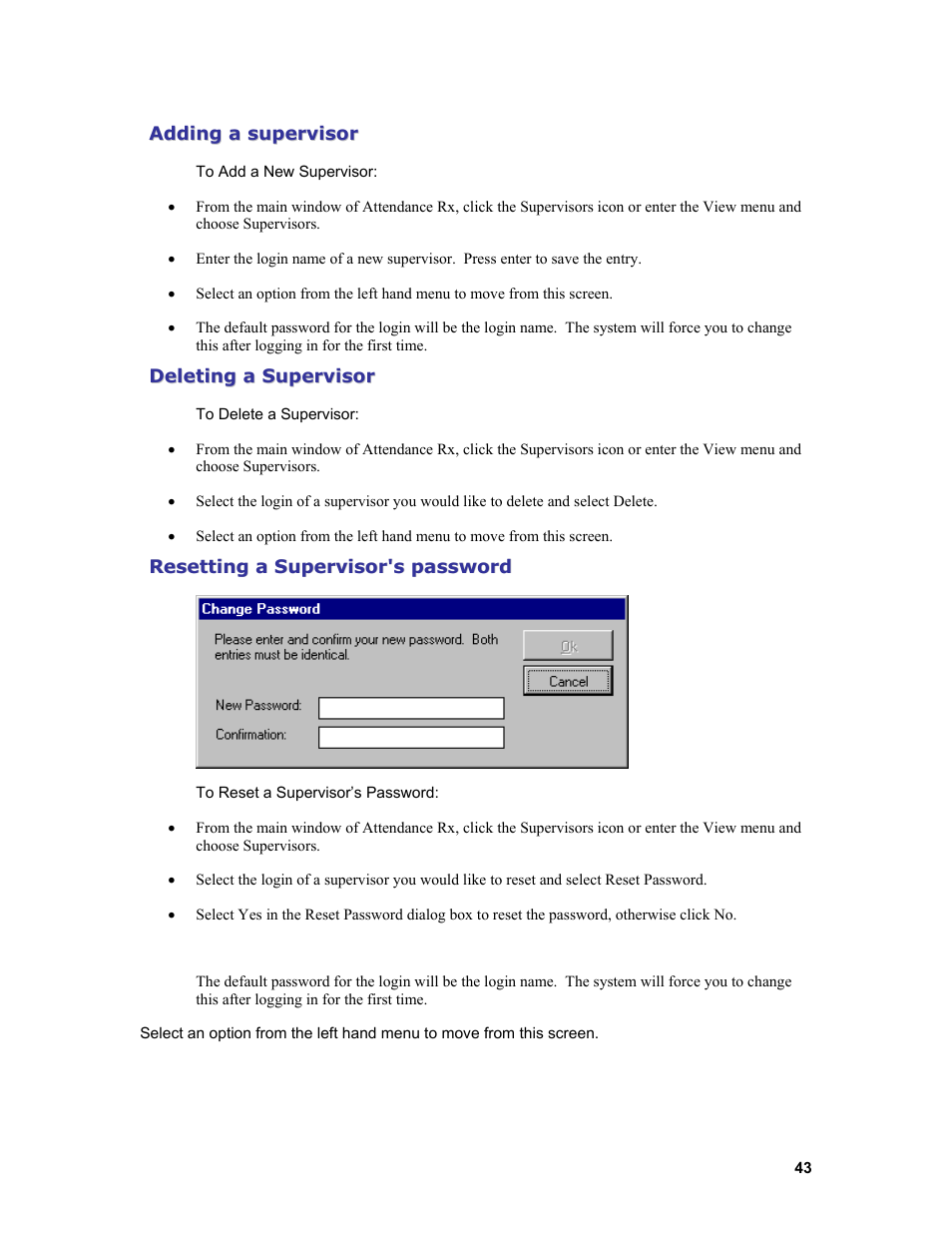 Acroprint Attendance Rx User Manual | Page 43 / 61