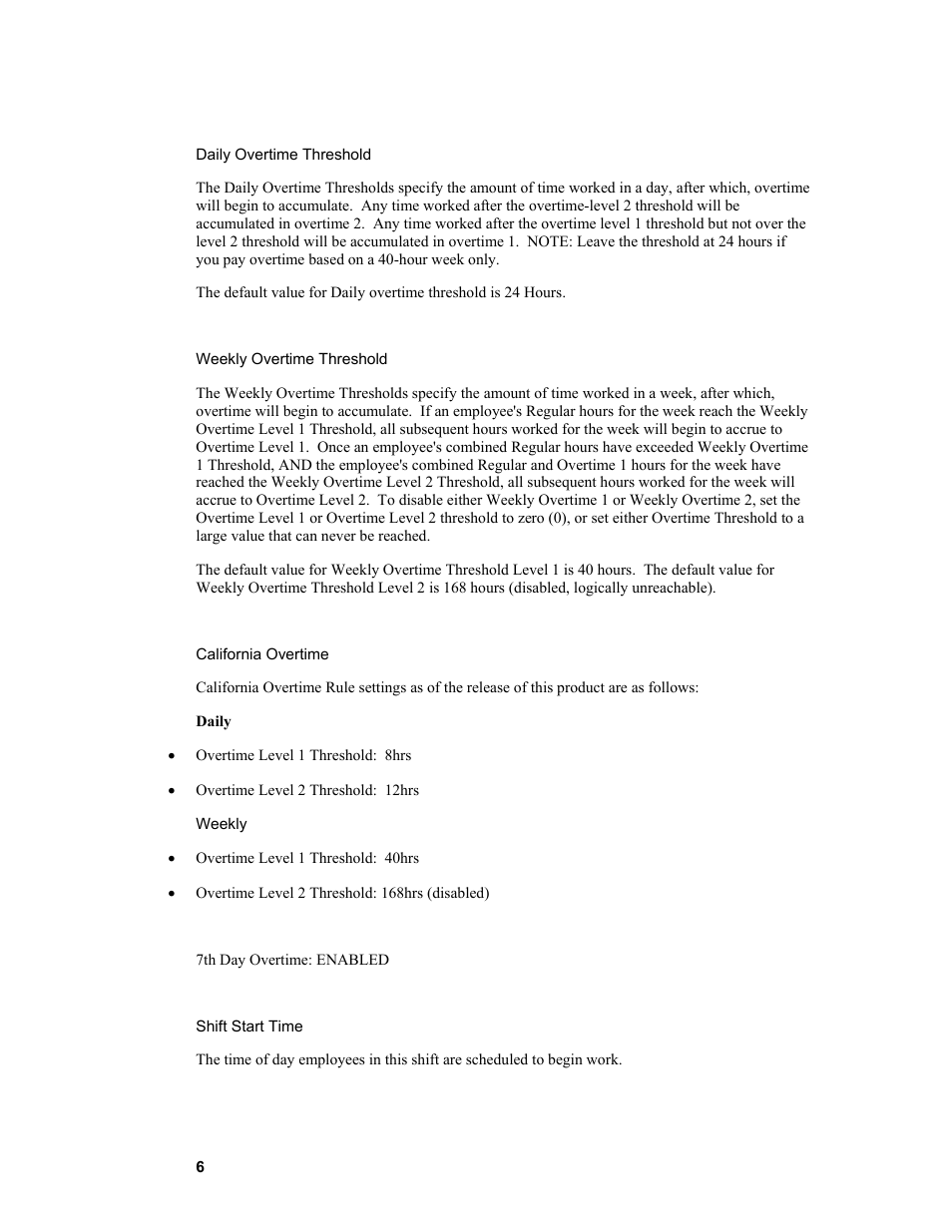 Acroprint Attendance Rx User Manual | Page 6 / 61