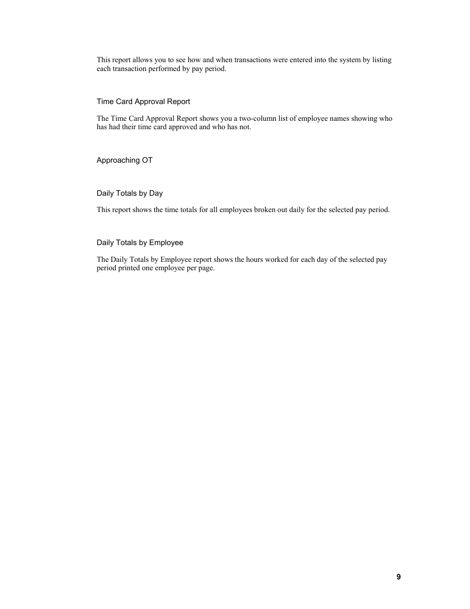 Acroprint Attendance Rx User Manual | Page 9 / 61