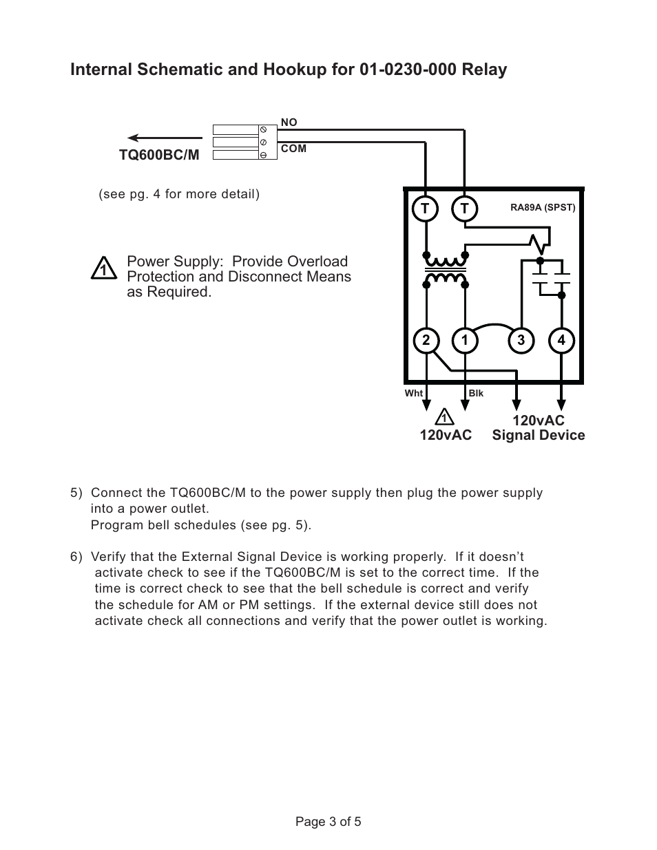 Acroprint TQ600M (software version 4.x and above) User Manual | Page 3 / 5