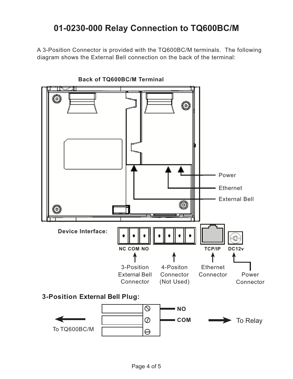 Acroprint TQ600M (software version 4.x and above) User Manual | Page 4 / 5