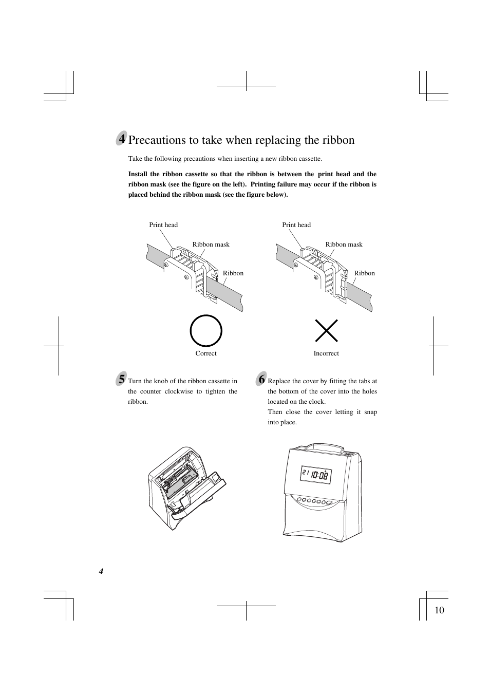 Acroprint ES1000 Totalizing Payroll Recorder User Manual | Page 10 / 76
