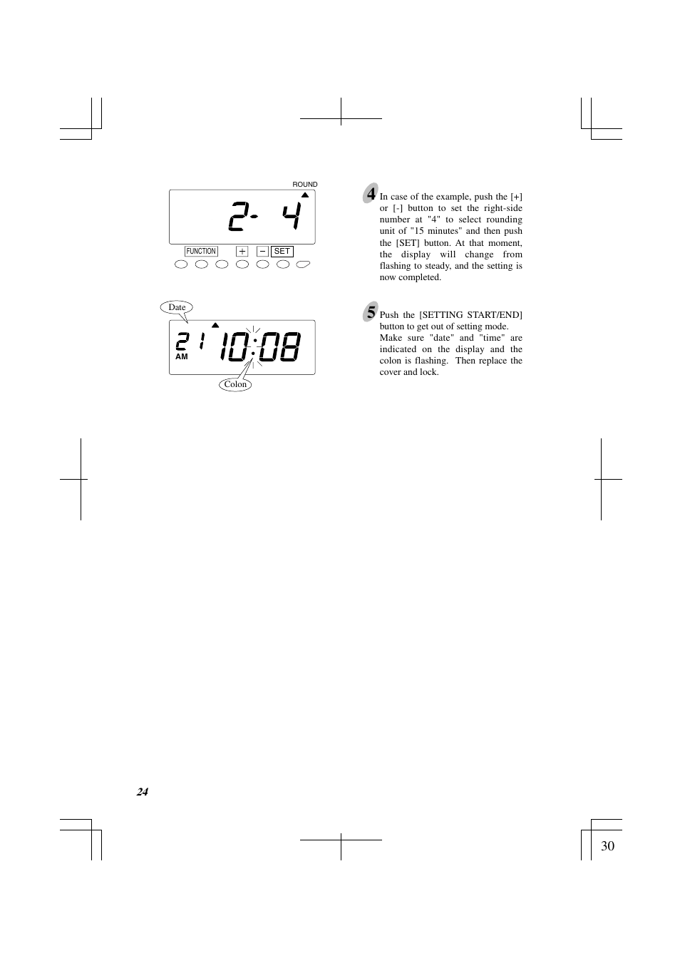 Acroprint ES1000 Totalizing Payroll Recorder User Manual | Page 30 / 76