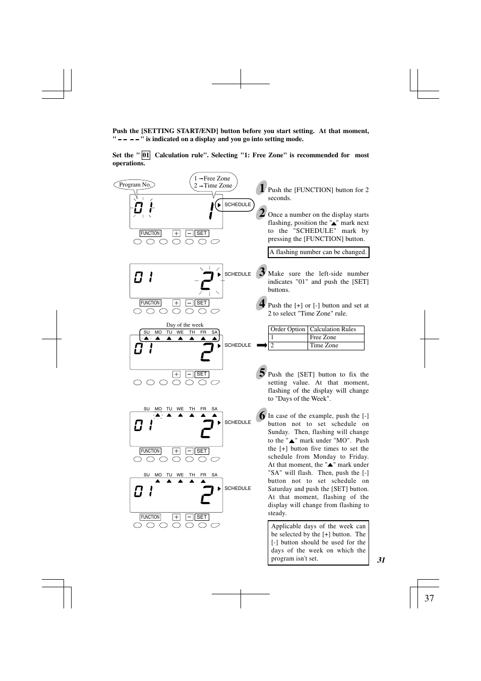 Acroprint ES1000 Totalizing Payroll Recorder User Manual | Page 37 / 76