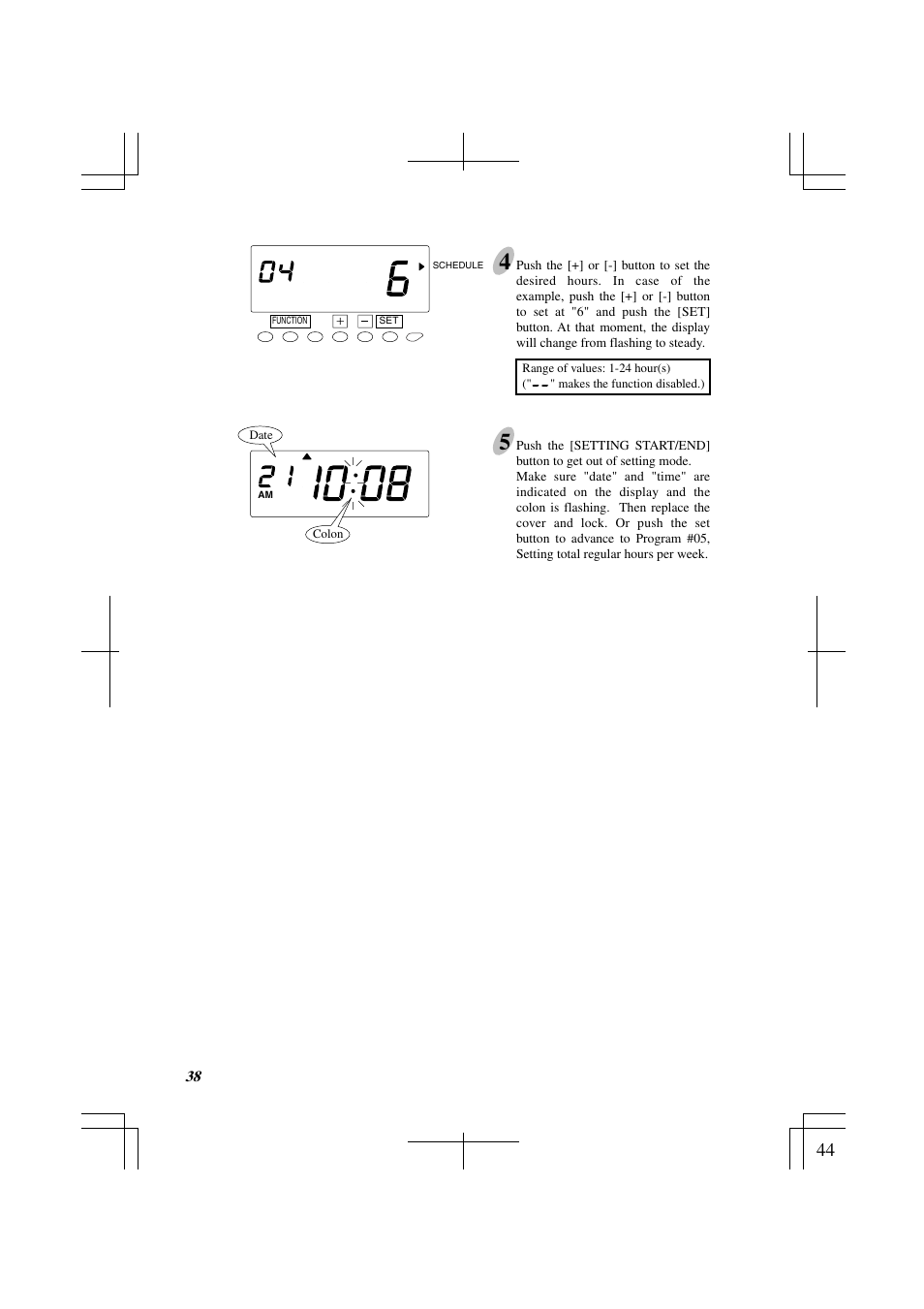 Acroprint ES1000 Totalizing Payroll Recorder User Manual | Page 44 / 76