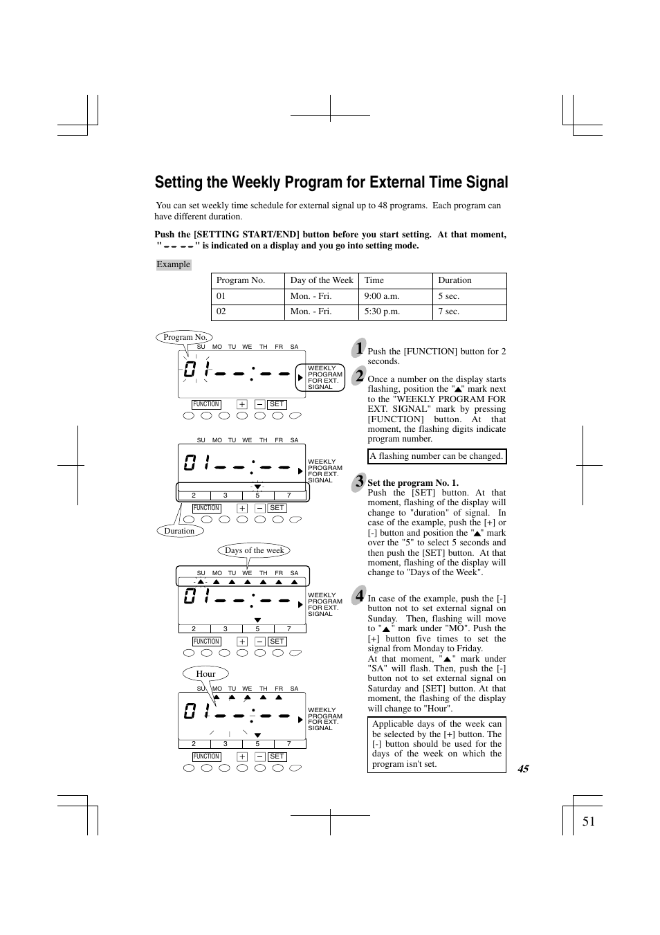 Acroprint ES1000 Totalizing Payroll Recorder User Manual | Page 51 / 76