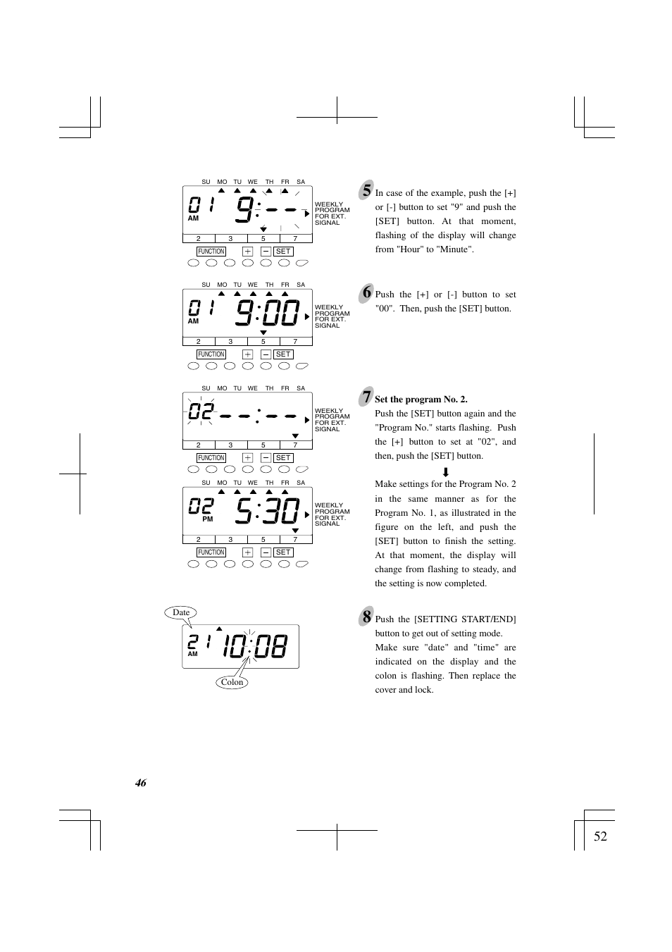 Acroprint ES1000 Totalizing Payroll Recorder User Manual | Page 52 / 76