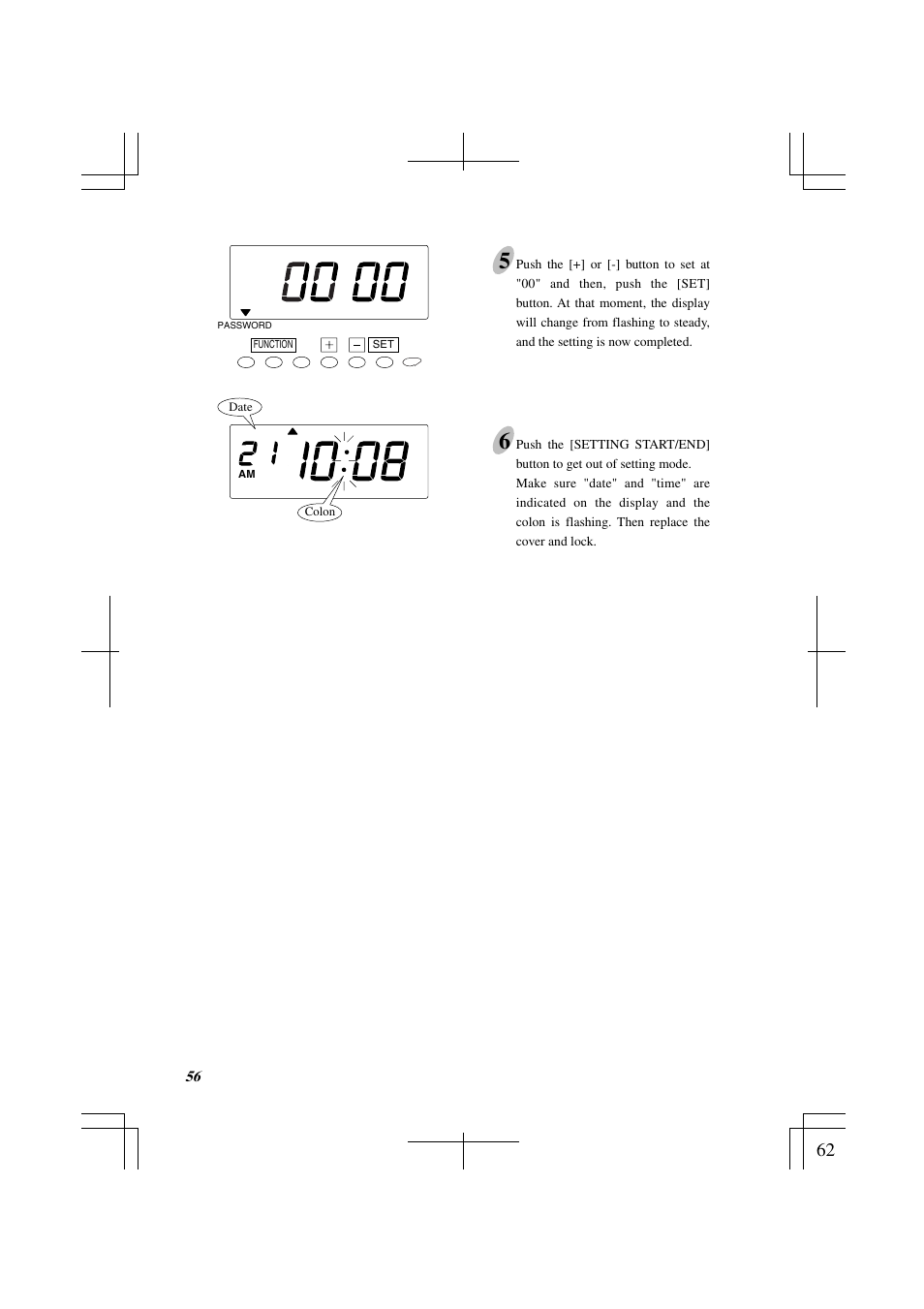 Acroprint ES1000 Totalizing Payroll Recorder User Manual | Page 62 / 76