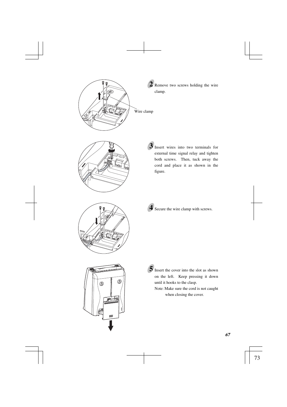 Acroprint ES1000 Totalizing Payroll Recorder User Manual | Page 73 / 76