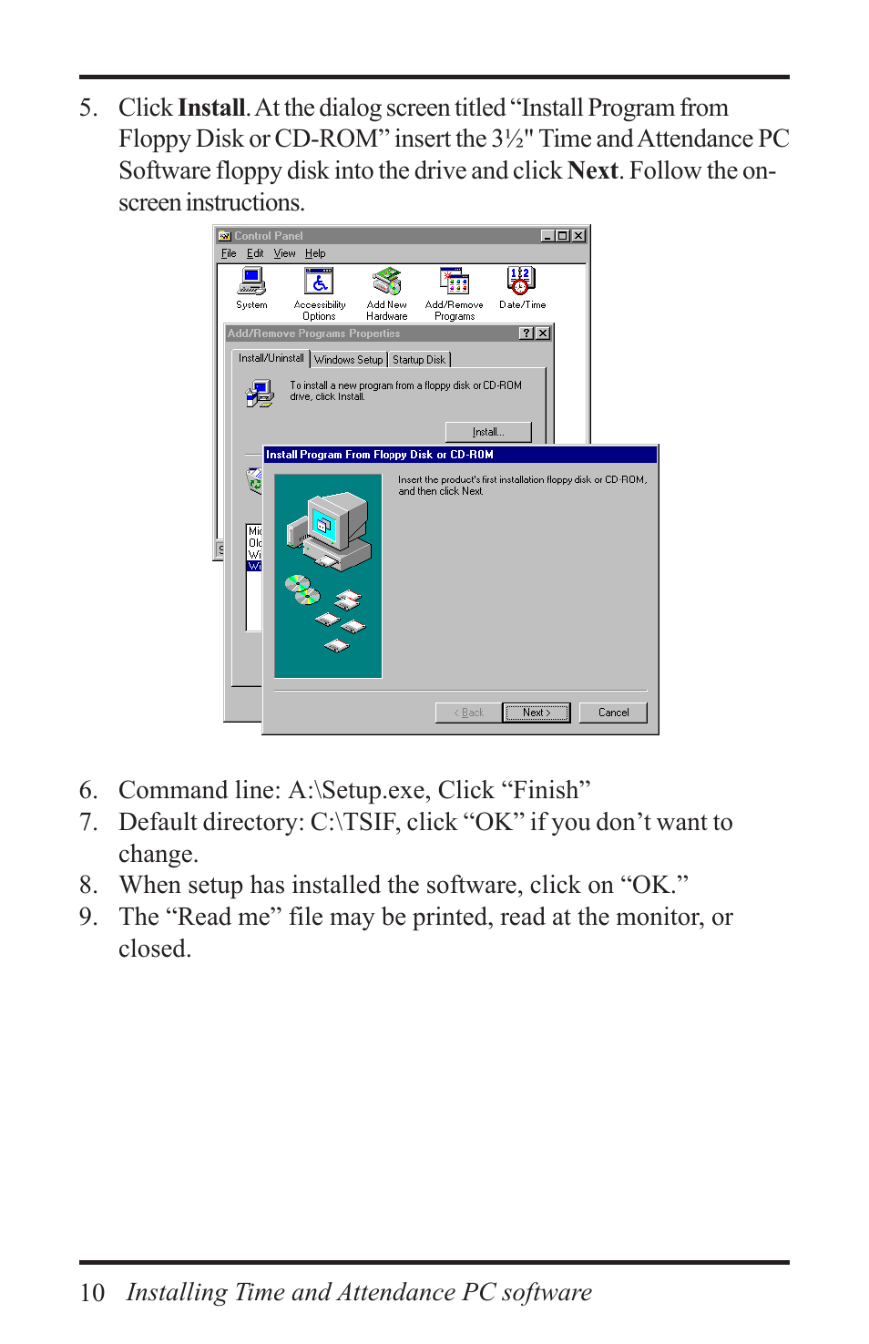 Acroprint Time Q +Plus User Manual | Page 10 / 56