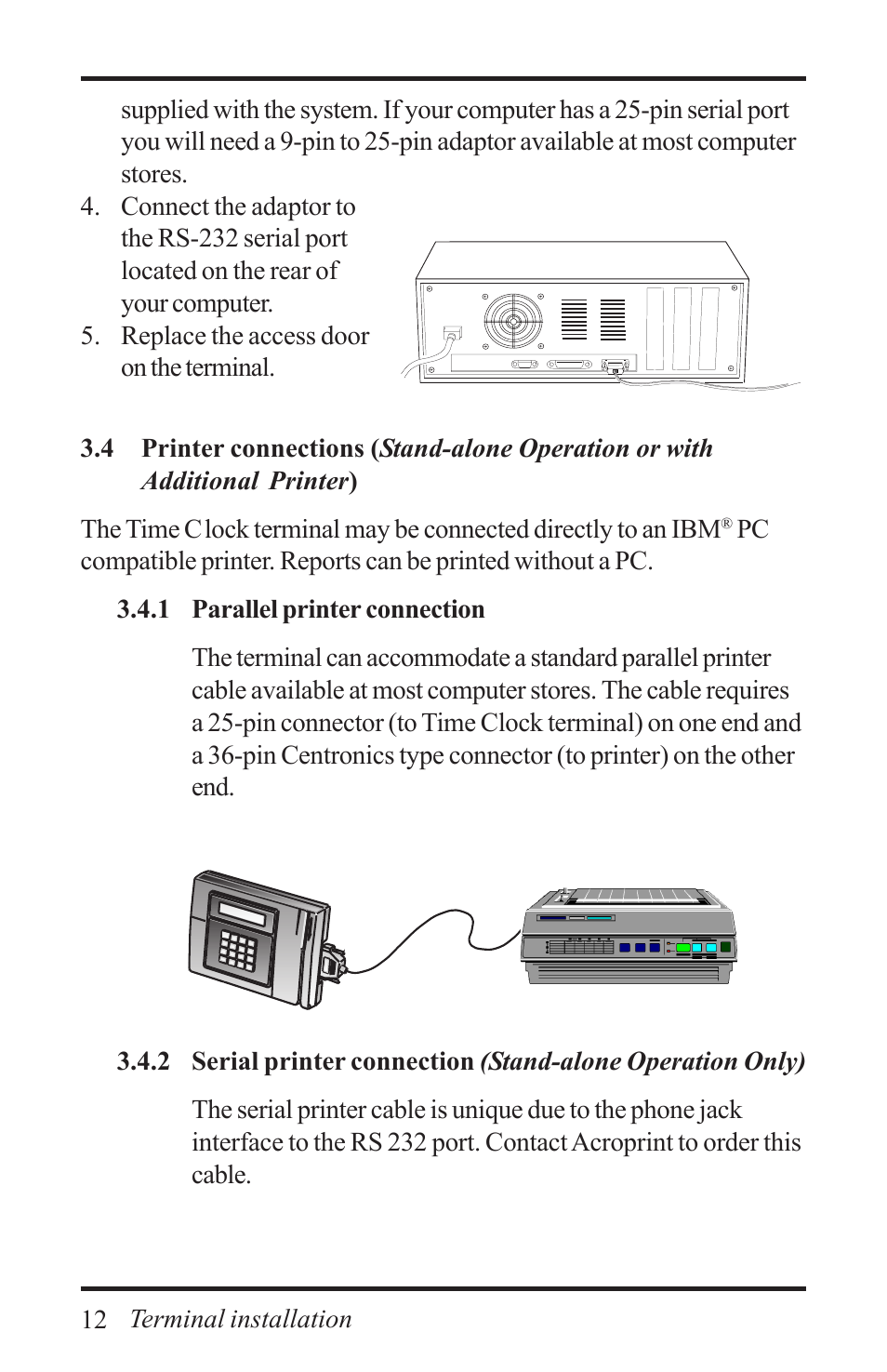 Acroprint Time Q +Plus User Manual | Page 12 / 56