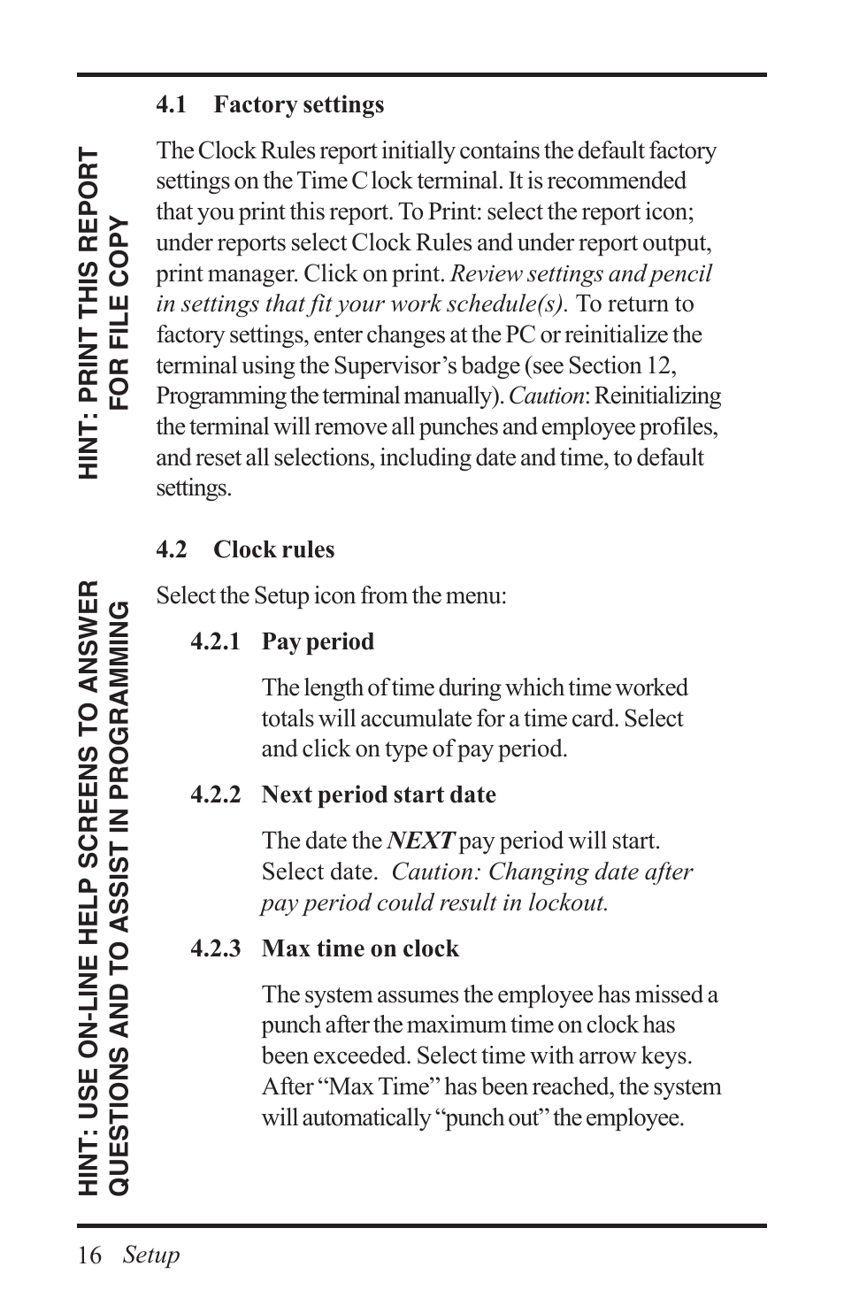 Acroprint Time Q +Plus User Manual | Page 16 / 56