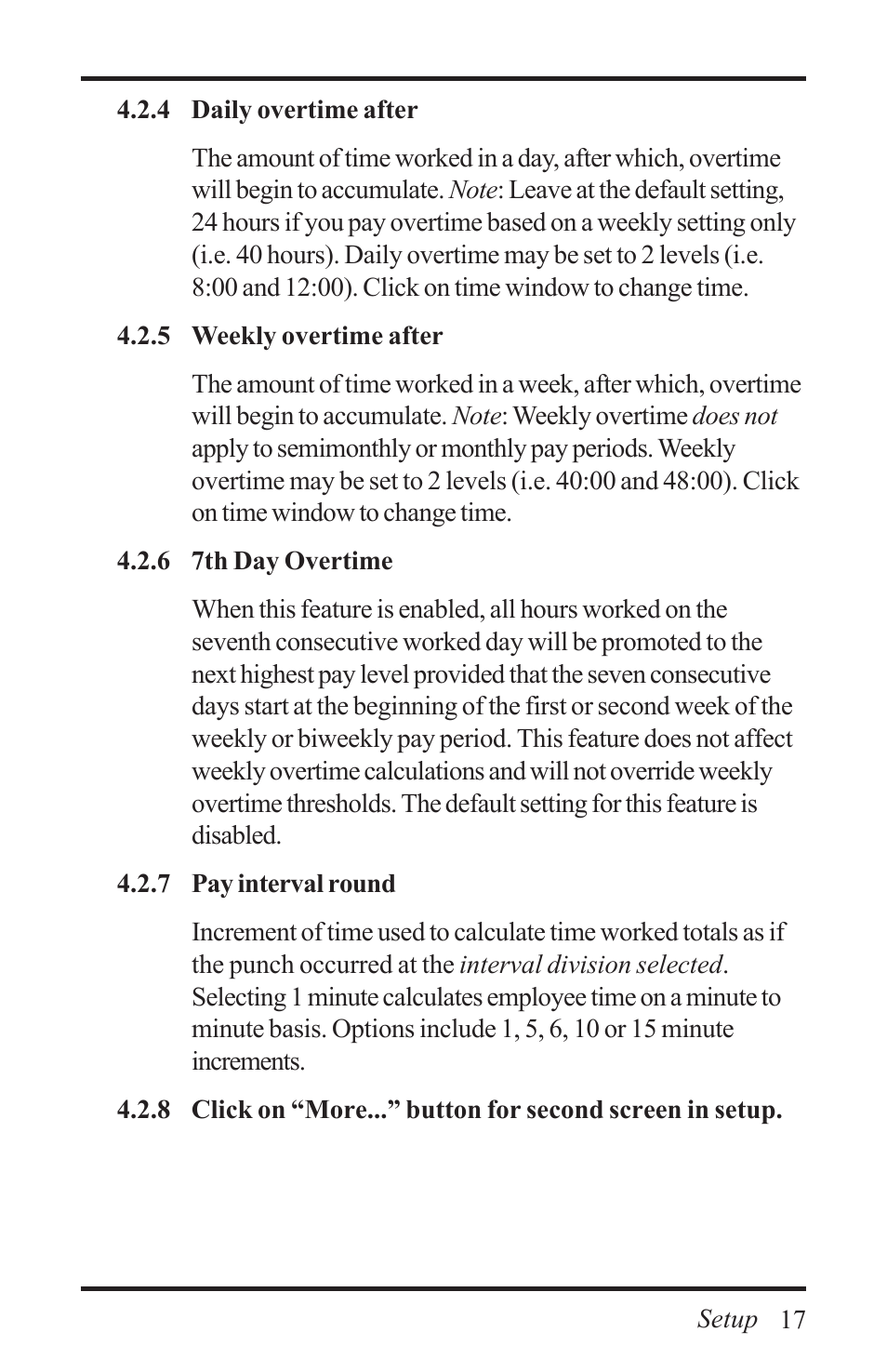 Acroprint Time Q +Plus User Manual | Page 17 / 56