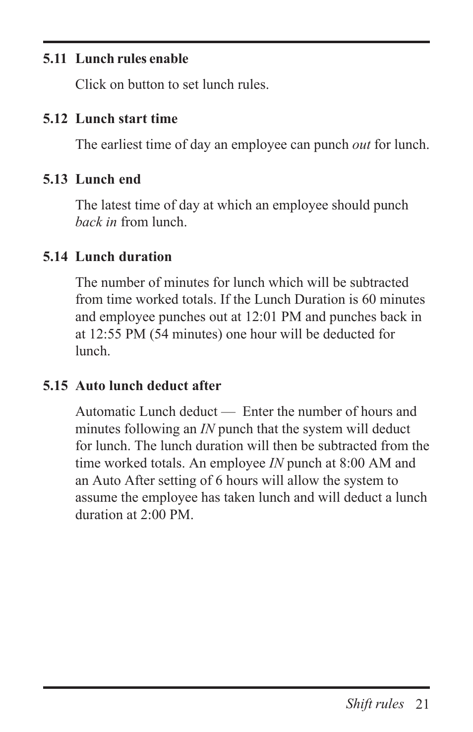 Acroprint Time Q +Plus User Manual | Page 21 / 56