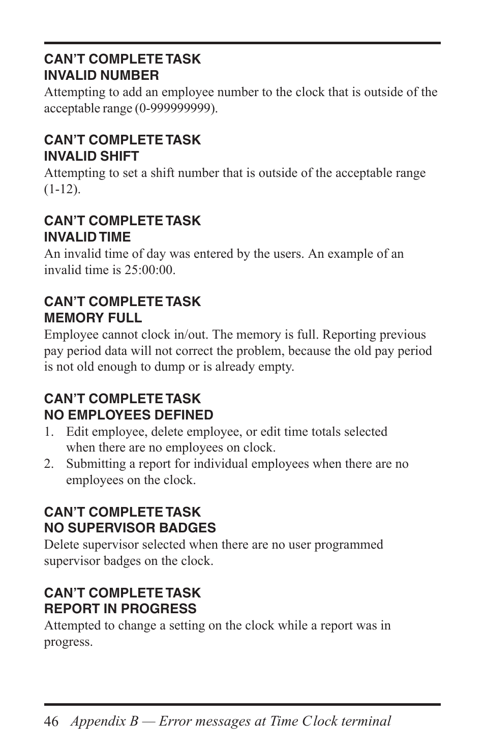 Acroprint Time Q +Plus User Manual | Page 46 / 56