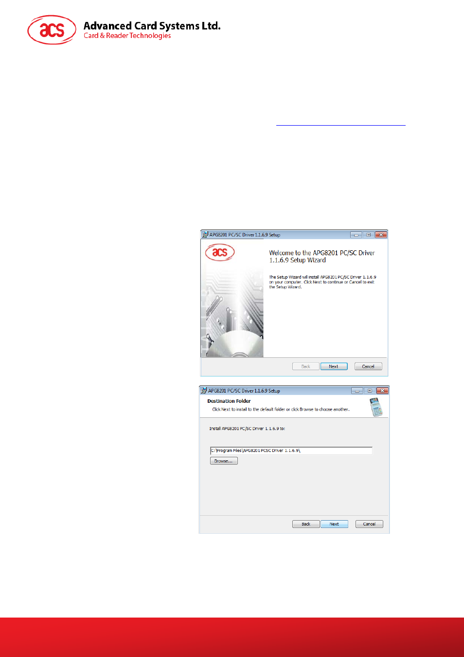 Driver installation guide, Introduction, Pc/sc driver installation | ACS APG8201 PINhandy 1 OTP Generator User Manual | Page 7 / 14