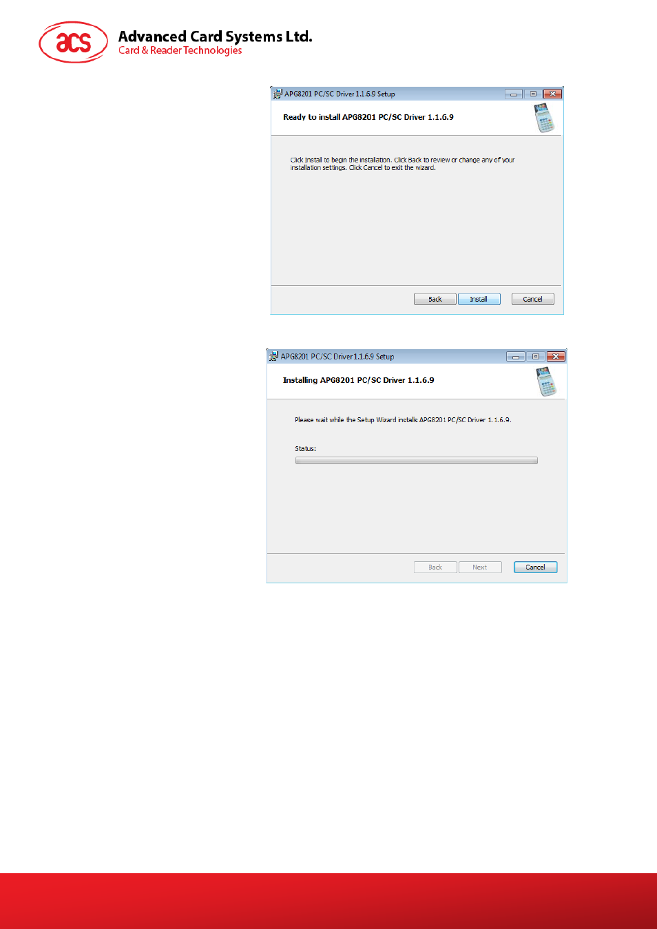 ACS APG8201 PINhandy 1 OTP Generator User Manual | Page 8 / 14