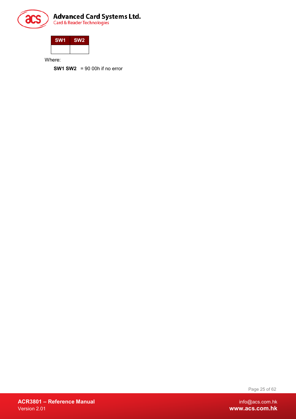ACS ACR3801 Smart Card Reader User Manual | Page 25 / 62