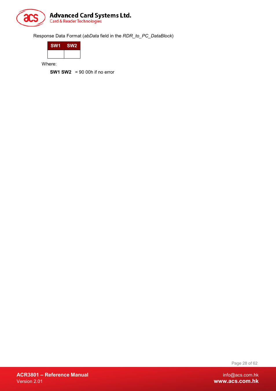 ACS ACR3801 Smart Card Reader User Manual | Page 28 / 62