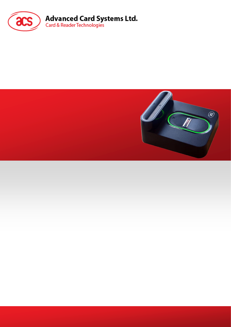 ACS AET65 Smart Card Reader with Fingerprint Sensor User Manual | 19 pages