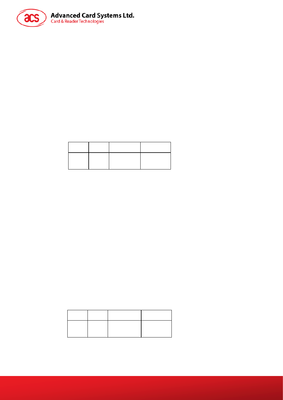 Communication protocol, Aet65 communication protocol, Command to aet65 | Response from aet65 | ACS AET65 Smart Card Reader with Fingerprint Sensor User Manual | Page 11 / 19