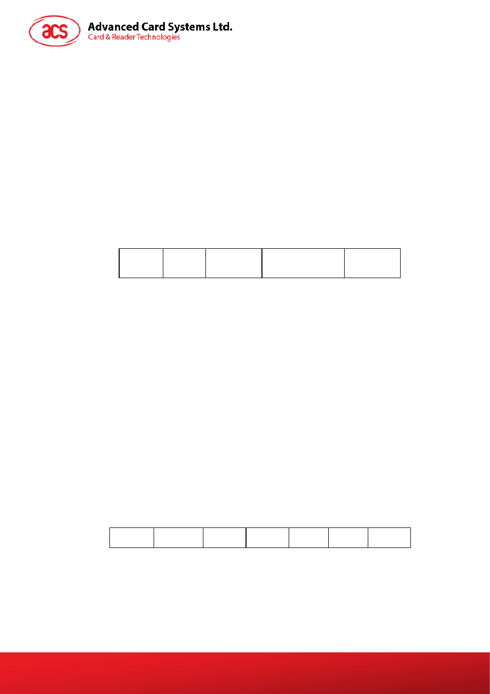 Communication protocol, Command, Normal command (length < 255 bytes) | ACS AET63 BioTRUSTKey User Manual | Page 8 / 26