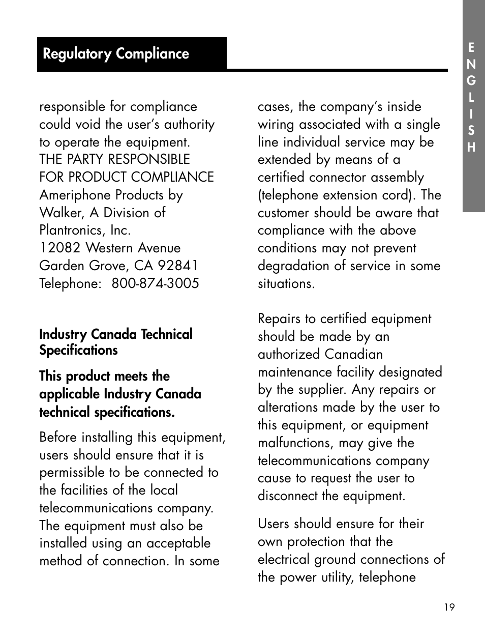 Activeforever Ameriphone P-300 Amplified Photo Phone User Manual | Page 21 / 25