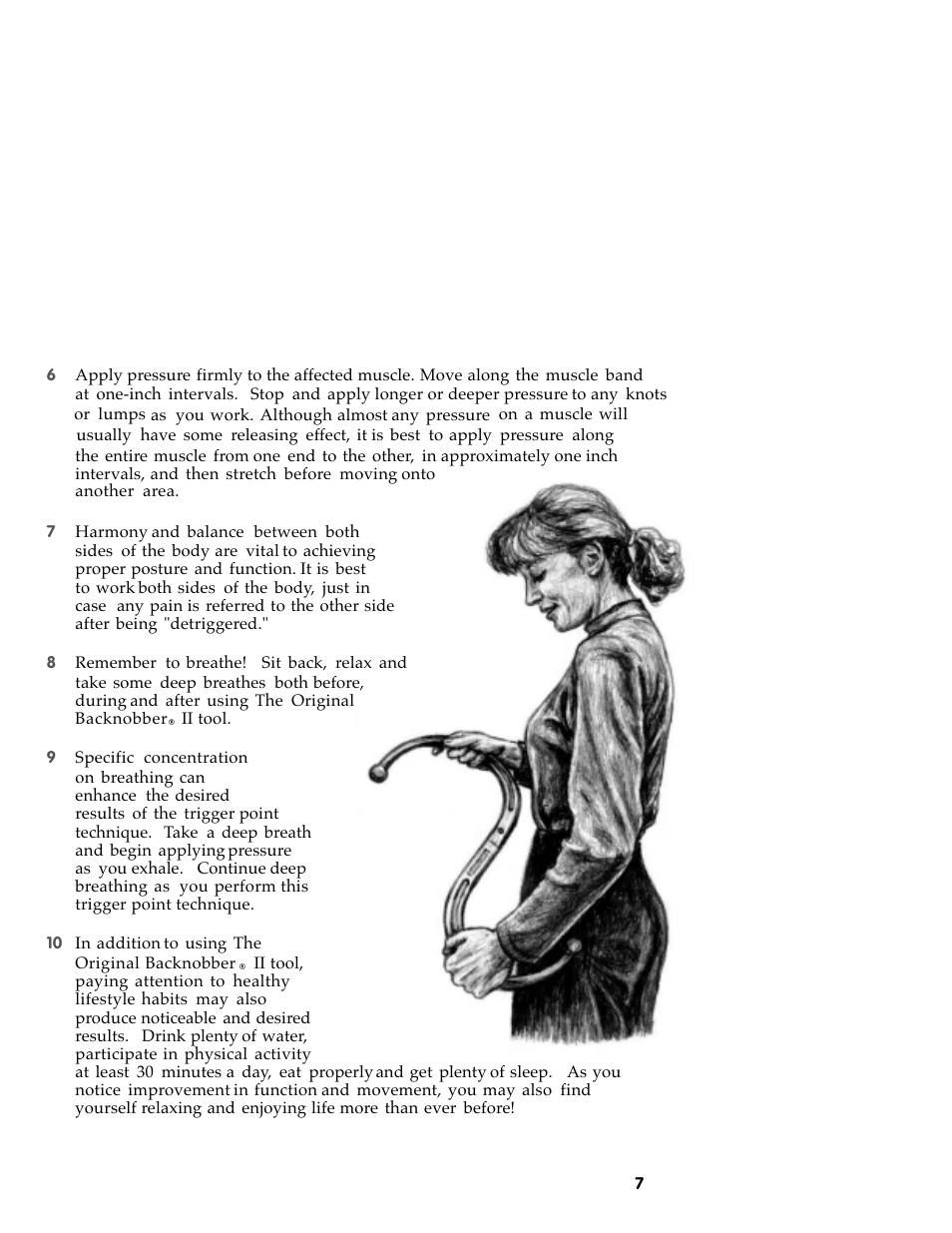 Activeforever The Original Backnobber II User Manual | Page 9 / 37