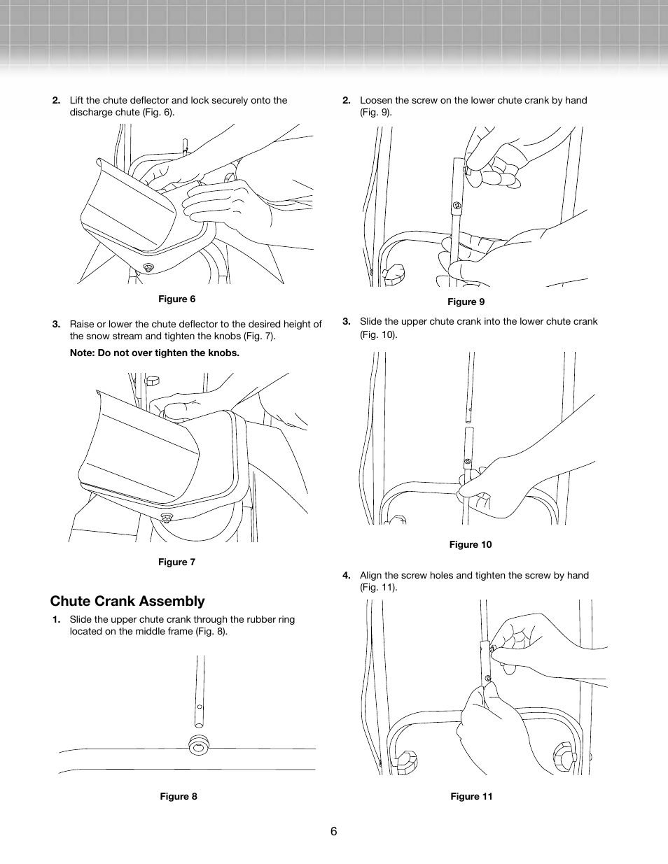 Chute crank assembly | Activeforever Snow Joe Ultra 13.5 Amp Electric Snow Thrower User Manual | Page 6 / 14