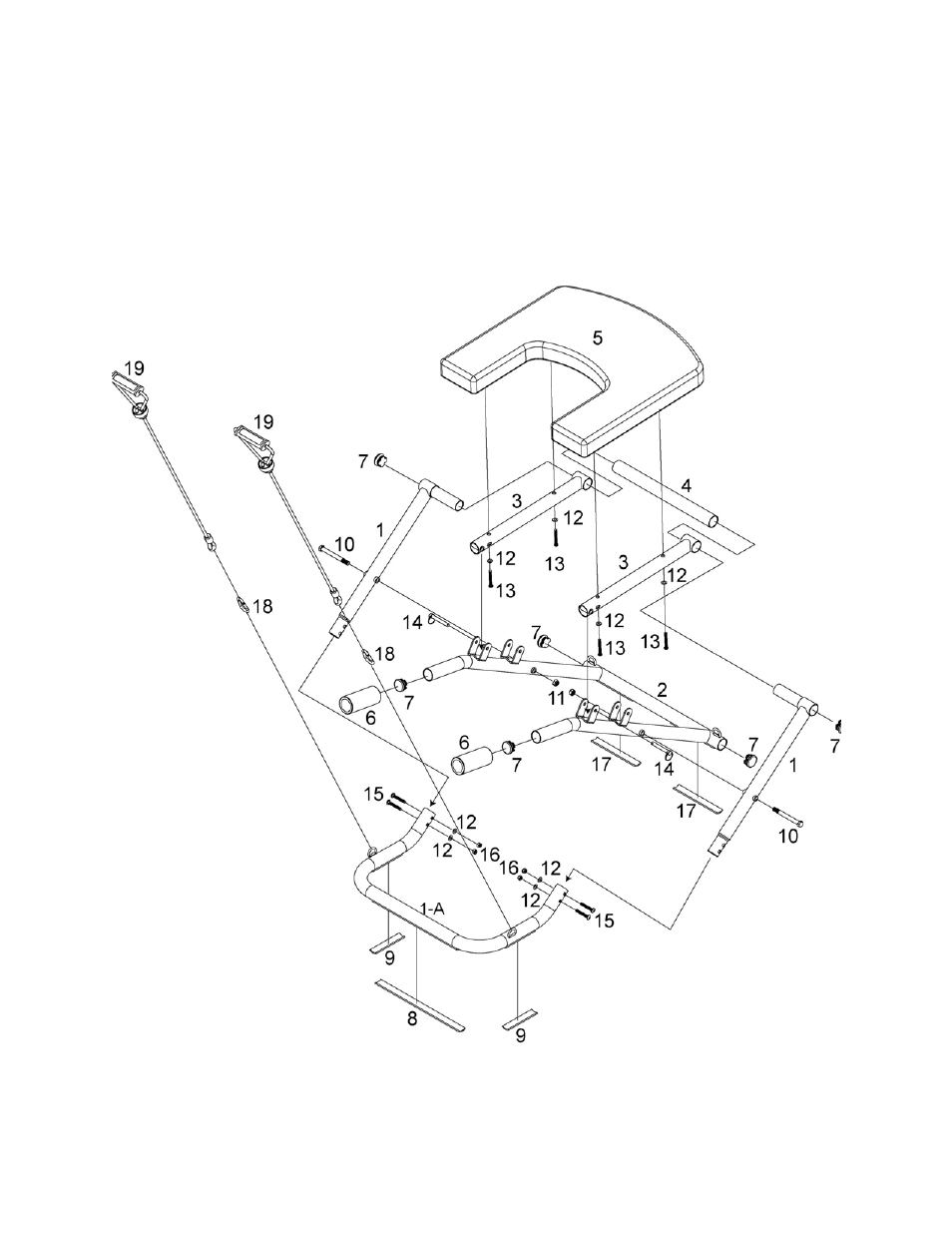 Overview, Overview drawing | Activeforever Yogacise Resistance Bench User Manual | Page 2 / 13
